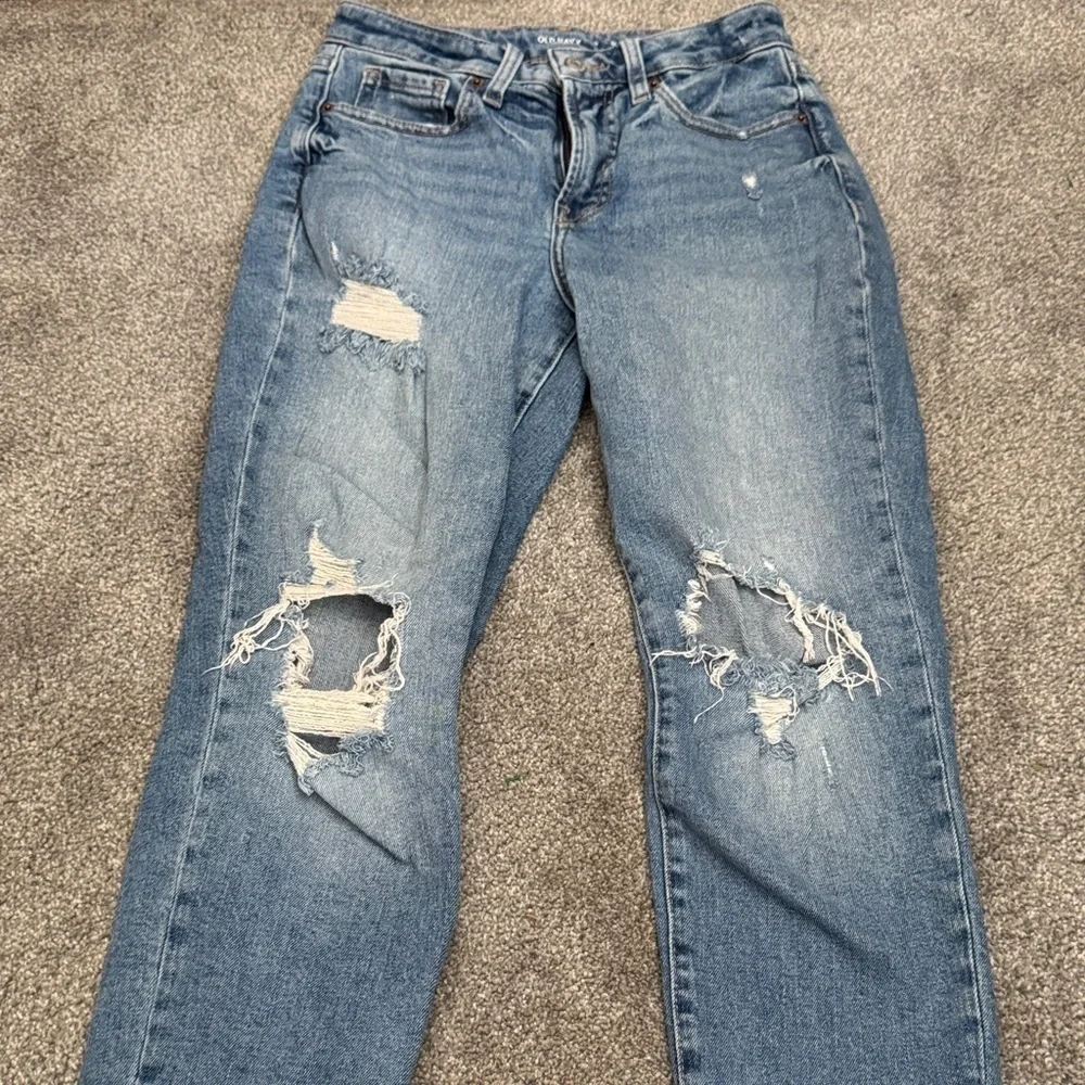 Old Navy Light Blue Straight Jeans